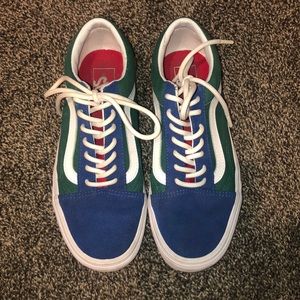 colorful yatch club old skool vans !